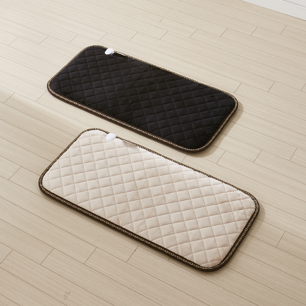 [휴라이즈] 더후끈 극세사 논슬립 전기방석 베이지 2인용