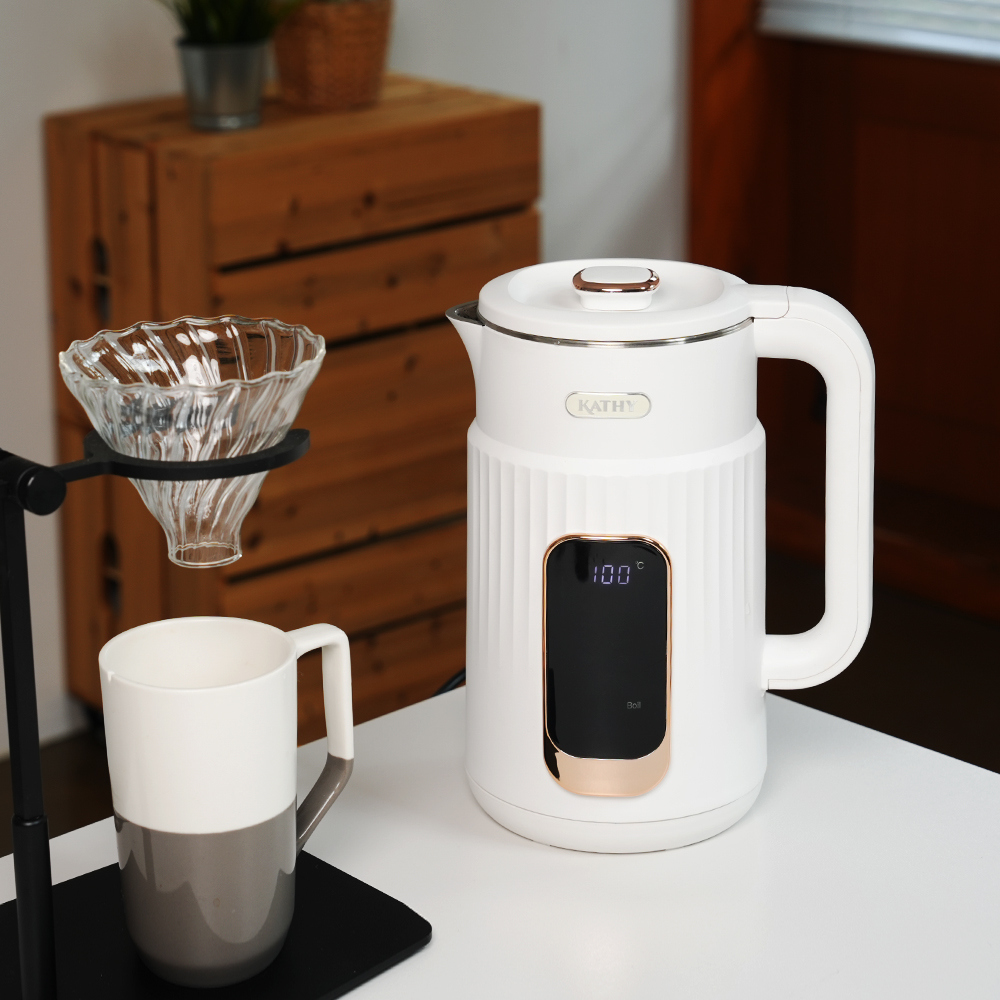 [KATHY COLLECTION] 퓨어 화이트 디지털 전기포트