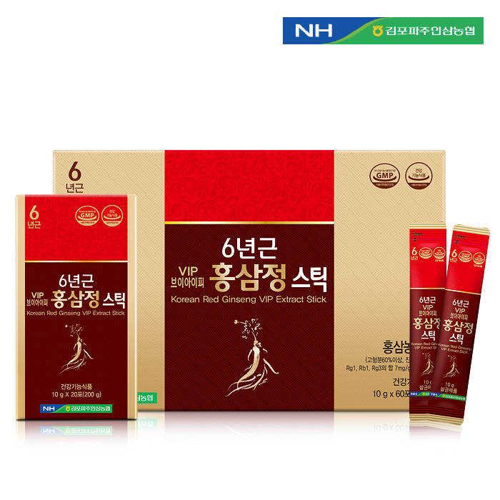 동의삼 6년근 VIP 홍삼정스틱 (10g x 60포)