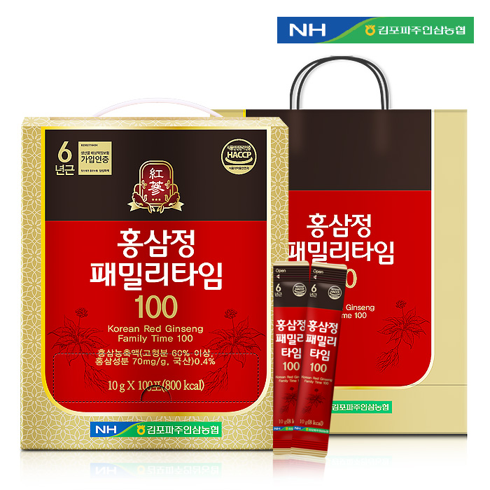 동의삼 홍삼정패밀리타임100 (10g x 100포)