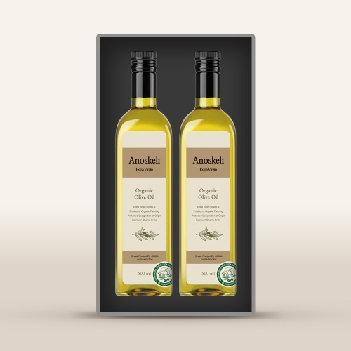[라온오가닉] 그리스산 아노스켈리 냉압착 유기농 올리브유 SET(2병)